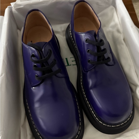 Bottega Veneta Purple Men Platform Shoes Size 12